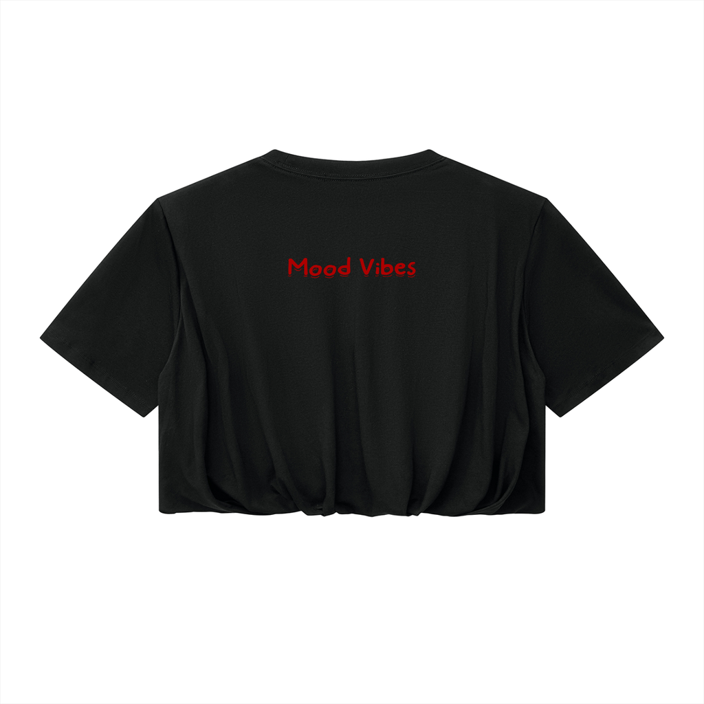 Women’s Crop Bubble Hem T-Shirt