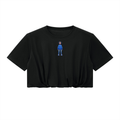 Women’s Crop Bubble Hem T-Shirt
